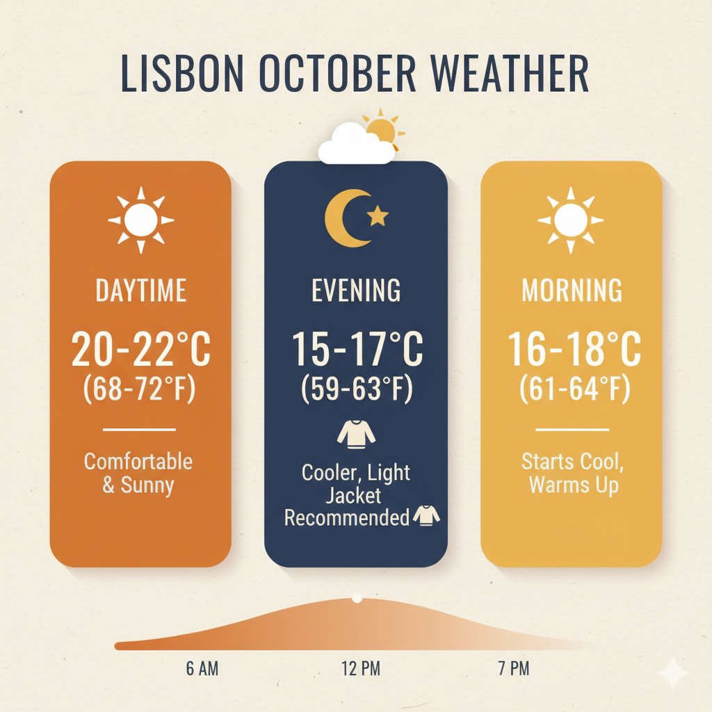 Lisbon's October weather